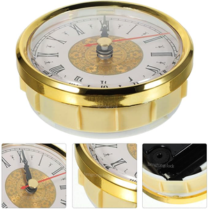 Inserto orologio in miniatura da 80 mm fai da te Vintage con numero romano testa d'orologio ideale per la sostituzione di orologi per decorazioni per la casa e orologi artigianali - Product Image 4