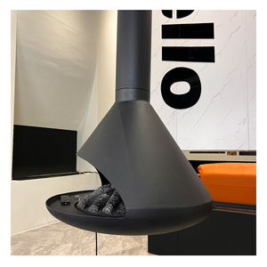 Cheminée électrique <span class=keywords><strong>au</strong></span> bioéthanol encastrée moderne de taille personnalisée en acier à haute teneur en carbone avec télécommande pour la maison et l'hôtel à l'intérieur - Product Image 3