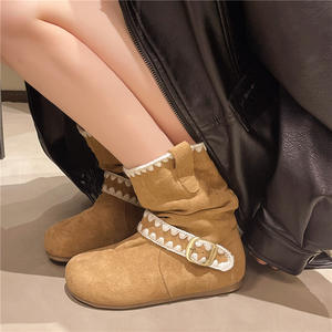 Nouvelles bottes de cowboy Maillard automne-hiver 2025, bottes Dui Dui et bottines <span class=keywords><strong>style</strong></span> Wasteland pour femmes - Product Image 6