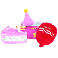 Juguete de Peluche para Cumpleaños de Mascotas, Pastel de Cumpleaños para Perros, Juguete Sonoro para Perros, Sombrero de Cumpleaños, Regalo, Accesorios para Mascotas