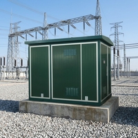 Dış Mekan Kompakt Kutu Tipi Üçlü Trafo Merkezi 11kV 10kV 0.4kV 50Hz Entegre Trafo Anahtarlama Cihazı EV Şarj İstasyonu Güneş Enerjisi PV