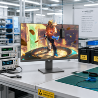 شاشة ألعاب 27 بوصة بدقة 2K QHD، معدل تحديث 180 هرتز، تقنية Fast IPS، دقة 2560×1440، متوافقة مع FreeSync وG-Sync، مثالية لمقاهي الإنترنت