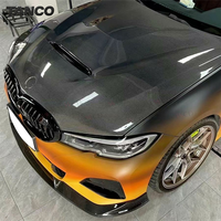 Kit de conversion de capot avant en fibre de carbone style GTS pour BMW Série 3 G20, pièces de voiture