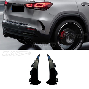 สปอยเลอร์กันชนหลังรถยนต์ ฝาครอบตกแต่งด้านข้างทั้งสองด้าน สำหรับ Mercedes-Benz H247 GLA200 GLA220 GLA250 GLA35 AMG Line 2020+ - Product Image 1