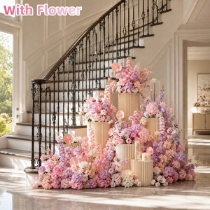 Arreglos Florales Artificiales de Flores Rosadas de Imitación al por Mayor para Escaparates, Decoración de Escenas Fotográficas y Accesorios de Paisajismo - Product Image 5