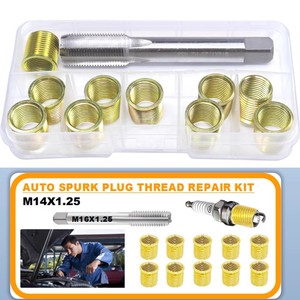 304 thép không gỉ chủ đề sửa chữa chèn M14 * 1. 25-m16*1.25-17mm bugi chèn - Product Image 5