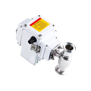 Wensen 위생 304 스테인레스 스틸 클램프-전기 볼 밸브 신속 설치 스트레이트 스루 밸브 - Product Image 2