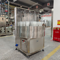 Machine de nettoyage de bouteilles en verre semi-automatique, petite machine à laver, lave-bouteilles en plastique et en verre