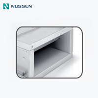 Ventilateur de gaine rectangulaire 750 CFM pour système de ventilation HVAC, souffleur d'extraction à haute pression statique avec contrôle de vitesse, ventilateur de circulation d'air