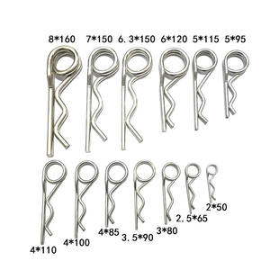 Pasadores de chaveta con resorte <span class=keywords><strong>DIN</strong></span> <span class=keywords><strong>11024</strong></span> R de acero chapado en zinc de 65Mn de - Product Image 6