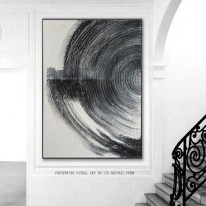 2025 Bán Buôn Tùy Chỉnh Tường Trừu Tượng Nghệ Thuật Wabi Sabi Khách Sạn Tường Nghệ Thuật 100% Handmade 3D Kết Cấu Thạch Cao Sơn - Product Image 1