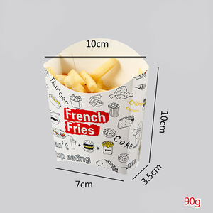 Biểu Tượng Tùy Chỉnh Thức Ăn Nhanh Cấp Giấy Bao Bì Hộp Thiết Lập Takeaway <span class=keywords><strong>Burger</strong></span> Khoai Tây Chiên Gà Hot Dog Hamburger Kraft Hộp - Product Image 6