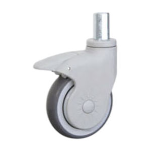 Roulettes industrielles à roulement à billes en TPR les plus vendues, qualité supérieure, capacité de charge 120kg/140kg, diamètre 100mm/125mm pour - Product Image 4