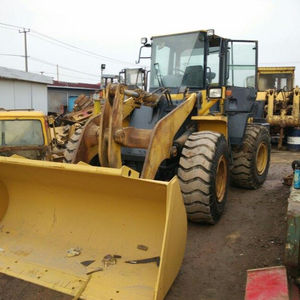 Pala cargadora de ruedas Komatsu usada en buen estado, venta original de segunda mano, cargador frontal de tractor, motor de motor, núcleo de bomba - Product Image 1