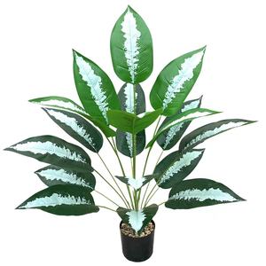 Recién llegado, plantas pequeñas artificiales con hojas <span class=keywords><strong>de</strong></span> plástico verde, bonsái, decoración <span class=keywords><strong>de</strong></span> jardín en maceta para bonsái <span class=keywords><strong>de</strong></span> jardín <span class=keywords><strong>de</strong></span> imitación <span class=keywords><strong>Interior</strong></span> - Product Image 4