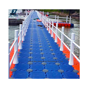 Bloques <span class=keywords><strong>de</strong></span> muelle flotante modular Ponton <span class=keywords><strong>puente</strong></span> <span class=keywords><strong>de</strong></span> pontón flotante Jetski muelle plataforma <span class=keywords><strong>de</strong></span> plástico muelle flotante 50*50*40CM - Product Image 3