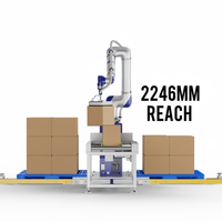 Paletizador Robótico JINWEI DS-CR35-U de 35 kg y 2246 mm, Resistente, IP67, CE UL, 8 piezas/min, ISO 10218, para la Industria Química y de Fertilizantes