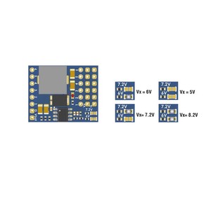 บอร์ดจ่ายไฟเซอร์โว PDB 5.5-36V อินพุต 5V เอาต์พุตสำหรับชิ้นส่วนเครื่องบินรุ่น RC - Product Image 4