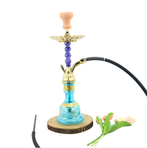 Nouveau design de narguilé égyptien transfrontalier de haute qualité en alliage de <span class=keywords><strong>zinc</strong></span> personnalisé narguilé Shisha vente en gros de la mode narguilé <span class=keywords><strong>à</strong></span> tuyau unique - Product Image 1