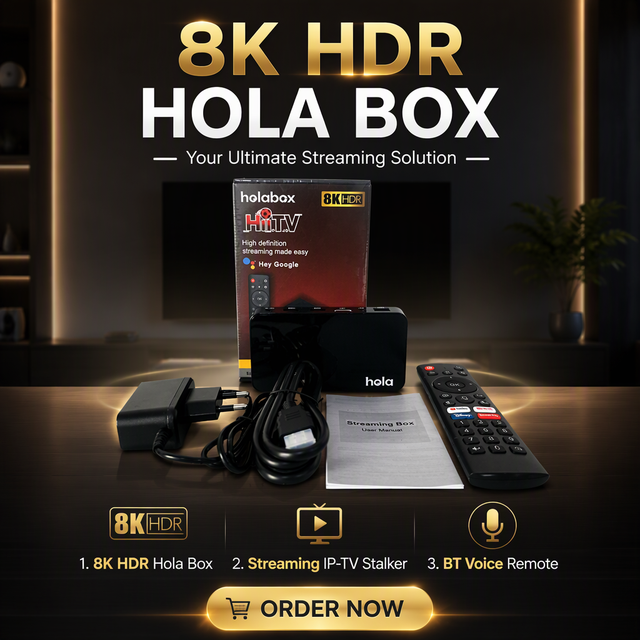 Fast Shipping Strong Function Holabox HiiTV 8K Stalker Lemon TV Box Android15 4GB32GB H96 Max M2Plus WiFi6 BT Voice Without IPTV