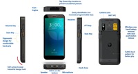 Terminal portable robuste Datalogic Memor 30 Wi-Fi Memor 35 5G, ordinateur mobile PDA, lecteur de codes-barres, collecteur de données, Android 6 pouces