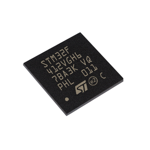 Nouvelle puce microcontrôleur STM32F412VGH6 UFBGA avec composants électroniques assortis pour montage - Product Image 1