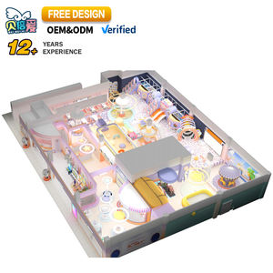 Diseño libre Diversión Kids Park Equipment Centro comercial Personaje Juego Casa Gran tobogán Parque De Atracciones - Product Image 2