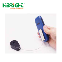Boîte à câble rétractable en plastique durable Hibright HBE-HK avec enrouleur de câble en acier, conception antivol sécurisée et crochets de présentation