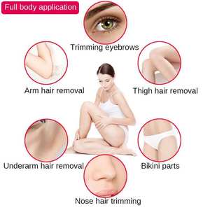 Depiladora Eléctrica 4 en 1 para Mujer, Depilación Corporal, Recortadora de Vello Nasal - Product Image 6
