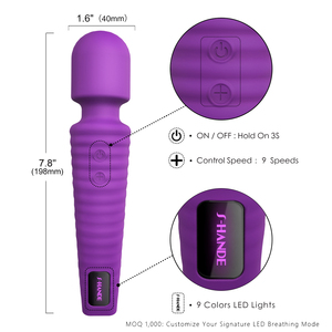 Hot bán tùy chỉnh mang nhãn hiệu âm vật Vibrator với nhiều kích thích điều trị thắt lưng máy gối công cụ cho niềm vui riêng - Product Image 6