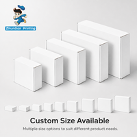 Boîtes en carton ondulé écologiques pliables imprimées en couleur haute fidélité avec finition de surface de qualité supérieure OEM ODM pour l'emballage personnalisé