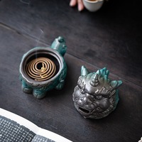 Brûleur d'encens Kylin pour attirer la richesse, brûleur d'encens aromatique à l'agarwood