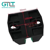Patins de guidage modernes de 16 mm Thys*en Hollow TD56 Rail SG12 SG13 Contrepoids Patins coulissants pour rail principal et secondaire Pièce de rechange pour ascenseur