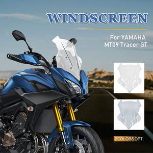XXUN moto pare-brise pare-brise pare-vent déflecteur d'écran pour Yamaha <span class=keywords><strong>MT09</strong></span> MT 09 MT-09 Tracer GT 2018 <span class=keywords><strong>2019</strong></span> - Product Image 2