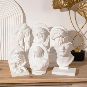 Nordic Ins Desktop Decoratie Geavanceerde Minderheid Kunst Gips Sculptuur Sfeer Inrichting Huis Zachte Decoratie Geschenk