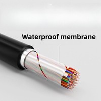 Câble téléphonique souterrain HYAT 100 paires, rempli de gel, code couleur, prix, câbles de communication blindés HYA, catégorie 3, câble 50 paires