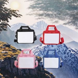 Subbank Wholesale Custom Heat Transfer Printing Blank Canvas Square Fashion Waist <b>Bag</b> Travel Fanny Pack - Product Image 3