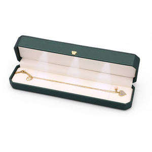 FADELI imballaggio di gioielli a led di lusso all'ingrosso scatole di imballaggio di gioielli personalizzati logo scatole di anelli personalizzate portagioie con luci - Product Image 1