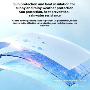 Sombrilla de Protección Solar 8K con Degradado de Alta Gama, Ligera y Fresca, de Doble Uso para Días Soleados y Lluviosos, Moderna con UPF50+ - Product Image 2