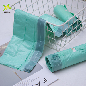 Bolsas de basura con cordón blanco de 13-30 galones de alta calidad, bolsas de plástico de cocina compostables biodegradables con logotipo personalizado - Product Image 3