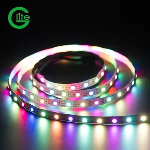 Glite SK6812 RGBW 4 In 1 Similar WS2812B 60LEDs/m DC5V IP20 Individual Addressable LED Strip For Landscape