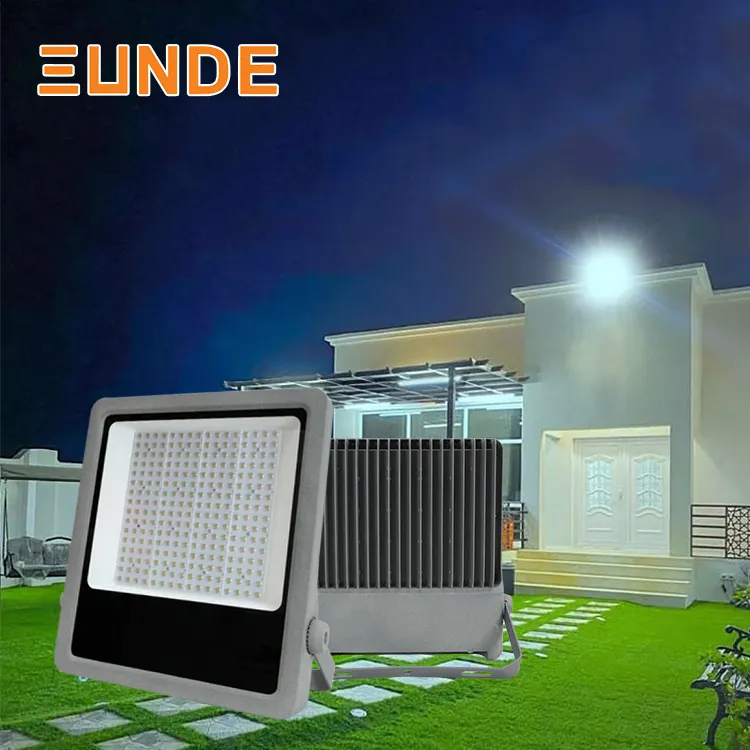 SUNDE 안뜰 SMD 2835 알루미늄 주택 방수 IP65 야외 100w 150w 200w 300w 400w AC Led 투광 조명