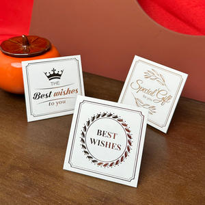 Kartu pos Logo warna-warni murah promosi kartu bisnis kartu ucapan khusus kartu Terima kasih untuk bisnis kecil - Product Image 3