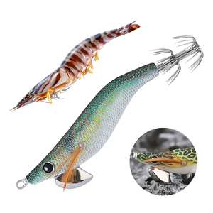 Palmer 9cm 7g Luminous <strong>Squid</strong> <strong>Jig</strong> Lures Wood Shrimp <strong>Squid</strong> Fishing Lure Saltwater Fishing Bait Glow <strong>Squid</strong> <strong>Jig</strong> - Product Image 3