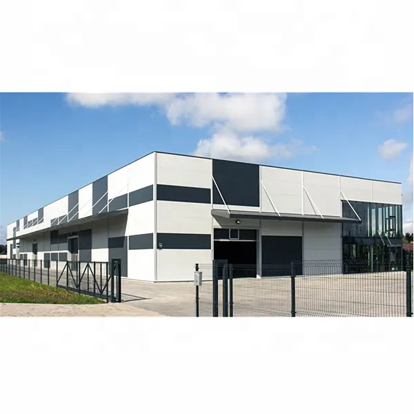 Prefab Stalen Structuur SS400 Bouw Magazijn/Werkplaats Stalen Gebouwen