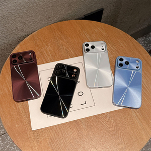 เคสโทรศัพท์แบบไล่เฉดสีเลเซอร์สุดหรูสำหรับ iPhone 17 16 Pro กระจกเงา, เคสสำหรับ iPhone 18 Pro Max สีดำ - Product Image 5