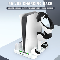 Station d'accueil de charge avec stations de charge de refroidissement Supports de stockage pour support de contrôleur de charge PS5/PS VR2