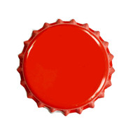 Capsule métallique en acier sans étain de qualité alimentaire TFS pour bouteille de bière en verre avec logo personnalisé