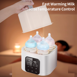 Calentador de Biberones Doble con Pantalla Digital Inteligente YOOHAN, Máquina Inteligente para Descongelar Leche Materna y Calentar Leche, Temperatura Precisa - Product Image 2