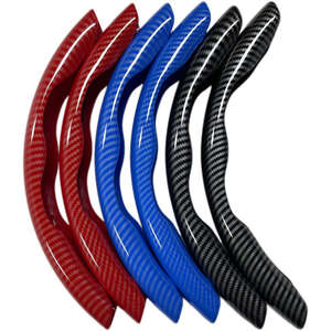 Funda para Volante con Patrón de Fibra de Carbono con Impresión por Transferencia de Agua, Antideslizante, Accesorios Automotrices - Product Image 4